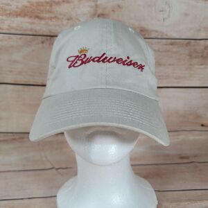 Budweiser Beer Adjustable Strap Red‎ Baseball Cap Hat